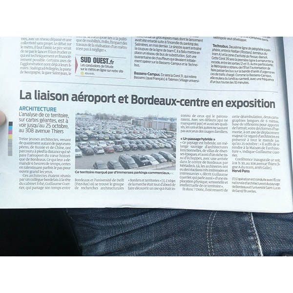 Article dans Sud-Ouest - projet | 059 Bordeaux, France