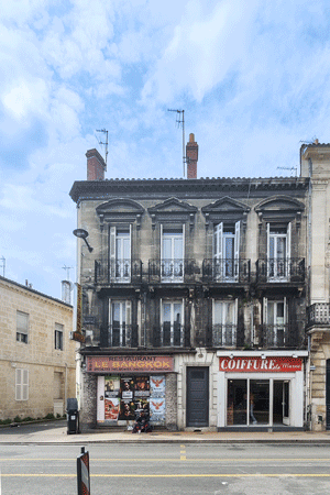 Façade cours de la marne erhé architecture avant aprés